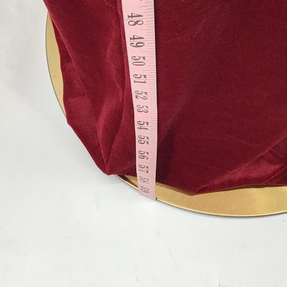 LULU'S  XL Promise of Forever Burgundy Velvet Column Maxi Dress NEW b169 - Picture 4 of 9